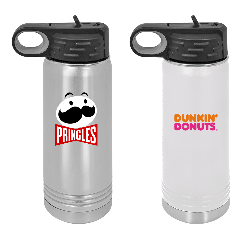 20 oz Stainless Steel Powder Coated Blank Insulated Sport Water Bottle  Polar Camel